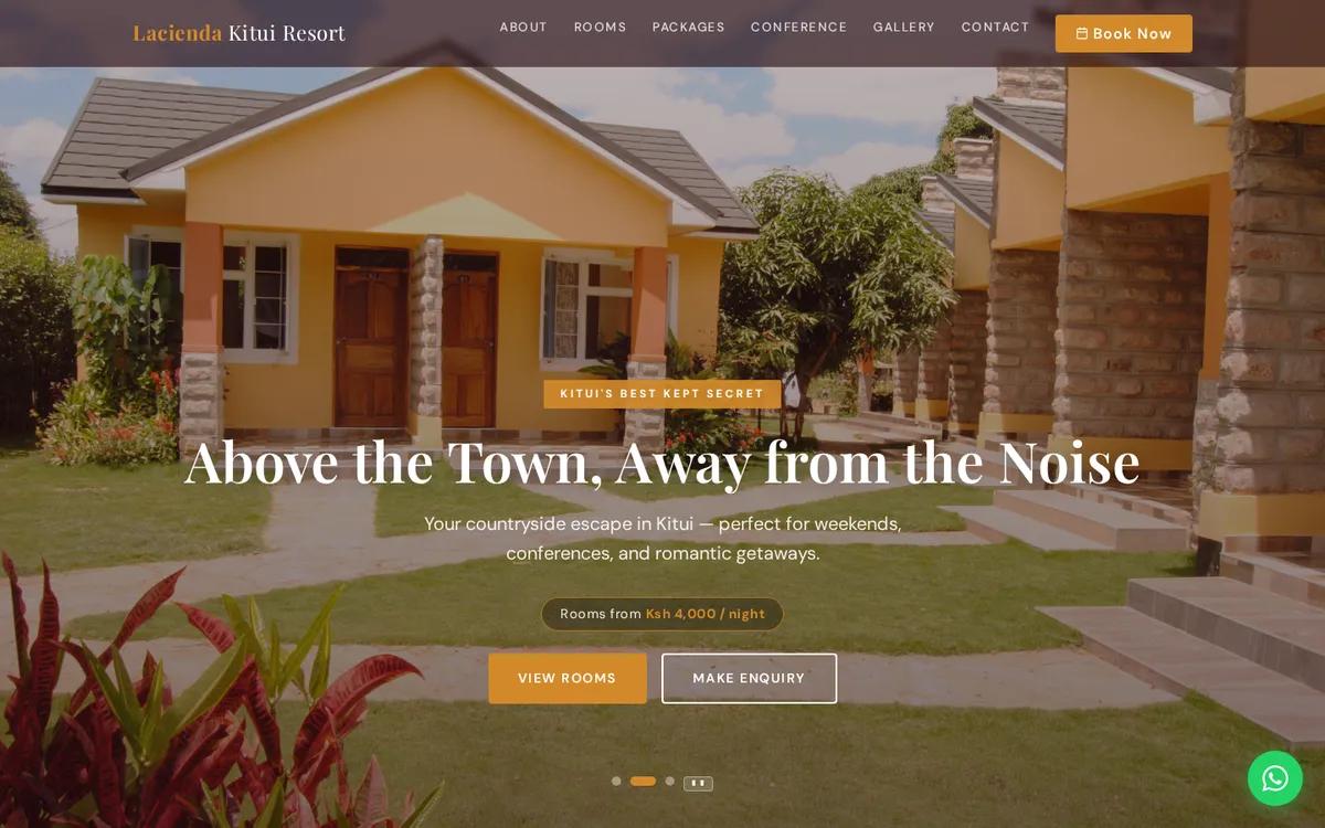 Screenshot of Lacienda Kitui Resort